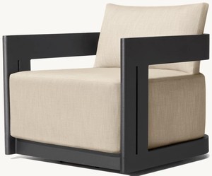 Ensemble de mobilier de jardin et de terrasse en aluminium épais de la série Totale, idéal pour les hôtels, fabriqué à Foshan - Product Image 3