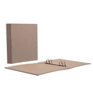 Binder penutup kulit PU logo kustom 4 cincin klip logam a6 binder mewah - Product Image 1