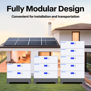 Bullcube 200ah <b>24v</b> Solar Panels <b>Battery</b> 7.68kWh Packs 25.6v Stacked QL-12100(24200-ST) Lithium Ion <b>Batteries</b> <b>24v</b> 24 Volt Lithium - Product Image 2