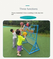 Support de tir multifonctionnel en fonte pour panier de basket et but de football, équipement sportif pour enfants, pour l'extérieur, de qualité supérieure