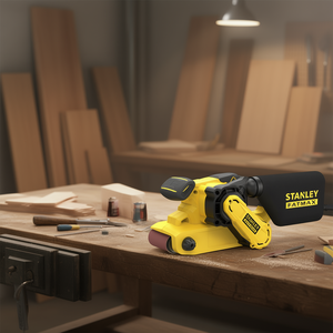 Lijadora de Banda Stanley Fatmax de 100 mm, Herramienta Profesional para Lijar Madera - Product Image 3