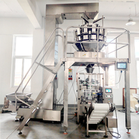Machine d'emballage verticale entièrement automatique VFFS pour le remplissage de granulés alimentaires avec pesage quantitatif automatique en acier inoxydable 304