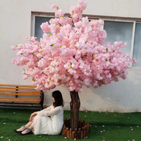 Árboles de Cerezo Artificiales de Plástico Reforzado con Fibra de Vidrio para Decoración de Jardines, Eventos y Celebraciones