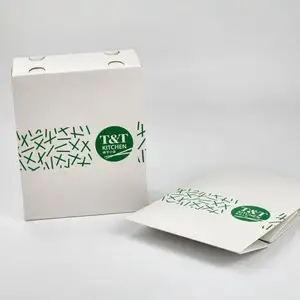 Réutilisable En Gros Pliant Plat Carton Pâtisserie Pain Gâteau Boulangerie Cookie Emballage Boîte Dessert Pain Boîte Pour Boulangerie