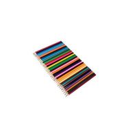 Promo en gros : Crayons de couleur effaçables pré-affûtés en tilleul avec emballage en boîte de couleur non soluble pour la rentrée scolaire