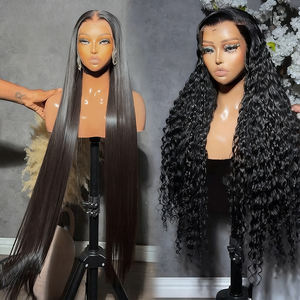 วิกผมลูกไม้ด้านหน้าขนาด 50 นิ้ว ผมแท้จากกัมพูชาและเวียดนาม วิกผมธรรมชาติสำหรับร้านเสริม<span class=keywords><strong>สวย</strong></span> แบรนด์ส่วนตัว วิกผมสั่งทำพิเศษ - Product Image 4