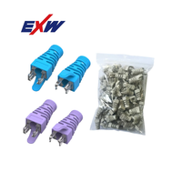 MOQ rendah CE bersertifikat RJ45 kabel Boot Cover pabrik pasokan langsung untuk Cat5 Cat6 konektor