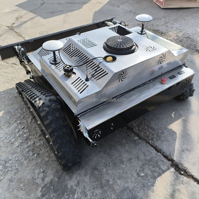 Hot Selling Gasoline 26HP Garden Trimmer Tractor Riding 1080mm Remote Control Crawler Mower for Garden Orchard and Pasture