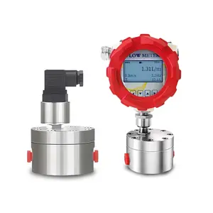 High Temperature High Viscosity Asphalt Bitumen 0.2% Accuracy OGM Micro Motion Liquid Oval Gear Flow Meter Flowmeter