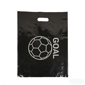 Sacs en plastique découpés sur mesure avec logo et poignée longue pour magasins de vêtements et boutiques – Vente en gros - Product Image 2