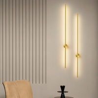 Applique murale à bande de Led minimaliste moderne chambre à coucher chevet salon fond applique murale