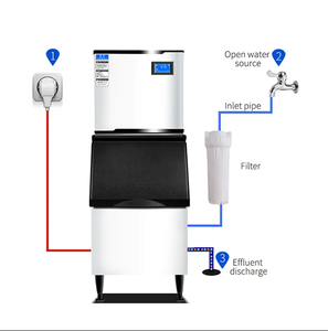 Máquina de Hielo Modular de Gran Capacidad de 300kg/500kg/1000kg para Tiendas de Bebidas Frías - Product Image 4