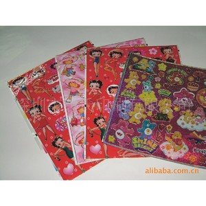 Pegatinas de juguete con impresión en PVC, diseño colorido para niños, embalaje general, material plástico de 650 mm de longitud - Product Image 1