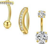 Lotus Großhandel Bauchnabelpiercing 316L Chirurgenstahl Hypoallergener Clicker Nabelpiercing Schmuck