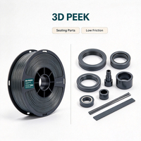 Filamen PEEK 3D Pabrik HAOXI 2.85Mm Ukuran Opsional untuk Printer 3D Industri Format Besar
