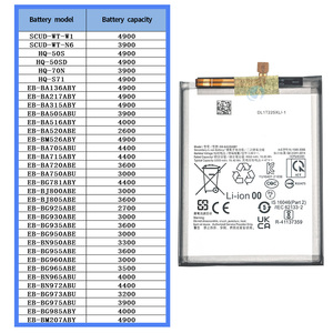 Batterie externe rechargeable de capacité d'origine EB-BA336ABY, remplacement de batterie externe pour téléphone Samsung A33 / <span class=keywords><strong>A53</strong></span> <span class=keywords><strong>5G</strong></span> - Product Image 6
