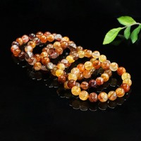 Bracelets en quartz naturel 3A avec fleurs incluses Aiyu en gros, bracelets en cristal uniques, diffusion en direct e-commerce