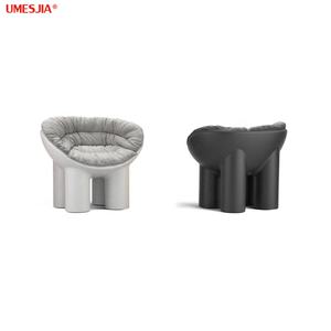 Sillón moderno de fibra de vidrio para sala de estar, sillón de salón de estilo italiano roly poly, cubierta con cojín de tela, juegos de mesa <span class=keywords><strong>siad</strong></span> - Product Image 6