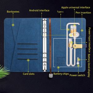 Custom Electronic Portable Power Bank Wireless Charging Notebook <b>Gift</b> Set <b>for</b> Business - Product Image 5