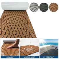 Tapis de pont marin en mousse EVA imitation teck, personnalisable, imperméable, antidérapant et anti-UV pour bateaux à moteur, bateaux à fond plat et péniches de pêche