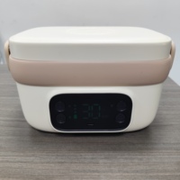 Boîte à lunch électrique sans fil personnalisée de 14000 mAh avec recharge USB, conteneur alimentaire chauffant thermique portable pour bébé