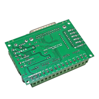 Carte de connexion CNC 5 axes OKYN3007-1 avec interface MACH3, 17 ports, entrée large plage de tension 12-24V pour pilote de moteur pas à pas