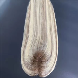 Topper <span class=keywords><strong>de</strong></span> cheveux européen Starose Mono Base pour femmes, grand stock, couleur blonde, topper <span class=keywords><strong>de</strong></span> cheveux humains pour femmes - Product Image 1