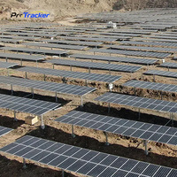 Structure de suivi solaire à axe unique au sol 10kW 12kW pour système de support photovoltaïque