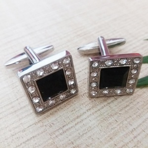 De haute qualité en cristal de luxe en vrac boutons de manchette hommes - Product Image 6