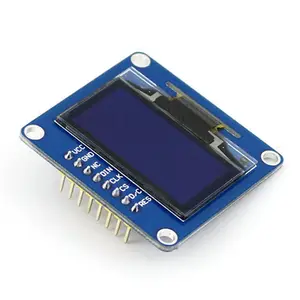 1.3 इंच OLED SH1106 मॉड्यूल नीले 128x64 1.3 इंच OLED एलसीडी डिस्प्ले मॉड्यूल आईआईसी I2C इंटरफेस के साथ खड़ी pinheader