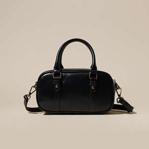 Bolso de Mano de Cuero Genuino de Moda con Cierre de Cremallera, Correa Cruzada Extraíble, Impermeable y de Gran Capacidad, Diseño de Lujo Unisex - Product Image 4