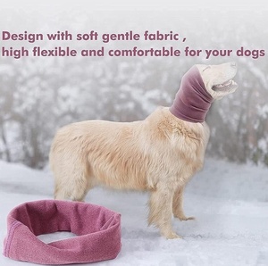 यूएसमाइलपेट फैक्ट्री डायरेक्ट डॉग एंटी-नॉइज़ वॉशेबल स्नूड नेक और ईयर मफ चिंतित कुत्तों के लिए आरामदायक - Product Image 2