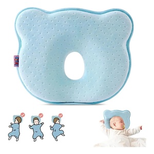 Baby Memory Foam Head <b>Pillow</b> With Hole For <b>Flat</b> Head Prevention - Product Image 3