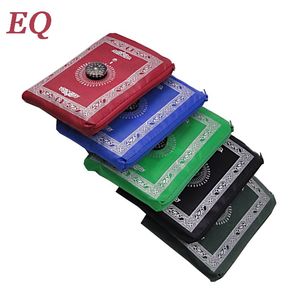 Xách tay cầu nguyện Mat thảm với la bàn hồi giáo cầu nguyện Mat thảm - Product Image 1
