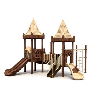 Parque Infantil Exterior para Niños con Tobogán y Laberinto, Diseño OEM/ODM, para Proyectos Inmobiliarios - Product Image 1