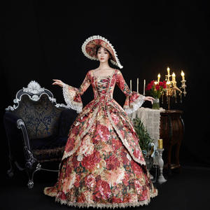 QQWZ968 abito da dramma europeo medievale retrò vestito da corte Gothiced Costume da <span class=keywords><strong>Opera</strong></span> Vintage Royal Lady - Product Image 1