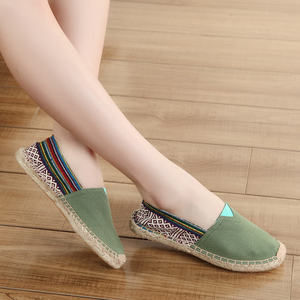 Nouvelles Espadrilles Alpargata pour Hommes et Femmes, Style Marche, <span class=keywords><strong>Bout</strong></span> <span class=keywords><strong>Fermé</strong></span>, Plates, Respirantes, en Toile, à Enfiler, Chaussures Casual, Semelle Intérieure en PU pour l'Automne - Product Image 5