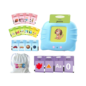 248 <span class=keywords><strong>mots</strong></span> de vue bleu parlant Flash cartes Flash thérapie Flash jouets tout-petits 2-4 ABC apprentissage maternelle garçons filles jouets éducatifs - Product Image 1