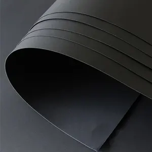 Papier de carton noir double face de haute qualité 80-400gsm carton noir 787*1092mm taille feuilles de papier noir