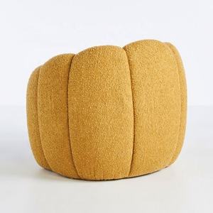 Fauteuil de salon GEDO Creative Pumpkin <span class=keywords><strong>en</strong></span> bois massif et tissu <span class=keywords><strong>orange</strong></span> 2026 - Product Image 2