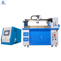 Machine de distribution automatique de colle chaude et froide CNC 3 axes pour le collage de cartons, boîtes en PVC, MDF, bordures en bois et sacs en papier
