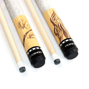 1/2-PC Uni-loc Joint Maple Wood 58 pulgadas 13mm Tip Billiard Pool Cue Stick/Taco con empuñadura <span class=keywords><strong>de</strong></span> hilo <span class=keywords><strong>de</strong></span> lino <span class=keywords><strong>y</strong></span> protector para la venta - Product Image 6