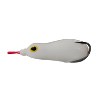 LUTAC Appât souple Flottant Topwater pêche grenouille leurre natation appât avec double hameçon matériel de pêche tête de serpent corps creux 70mm15g