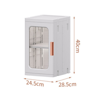 Meuble de rangement autoportant en plastique moulé par injection, design moderne, 24 cm de largeur, avec tiroirs, pour cuisine et salle de bain