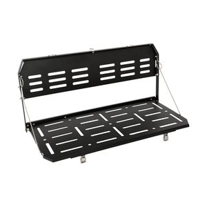 Arka kapı masa depolama kargo raf çelik çift katmanlı katlanabilir bagaj kapağı masa 2018-2023 Wrangler JL 2/4 kapı ile uyumlu - Product Image 6