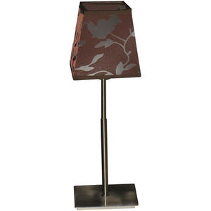 Danemark Lampe de table 1xE14 Nickel/Bordeaux L.14xAn.14xAl.39,5cm - Product Image 1