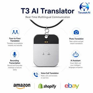 Traducteur de appels vidéo T3, appareil de traduction IA, interprète vocal, communication linguistique en temps réel, assistant intelligent - Product Image 1