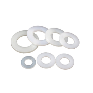 <span class=keywords><strong>Rondelle</strong></span> plate en nylon M2-M20 PA66 blanche noire isolante pour applications électriques et automobiles ANBOR - Product Image 5