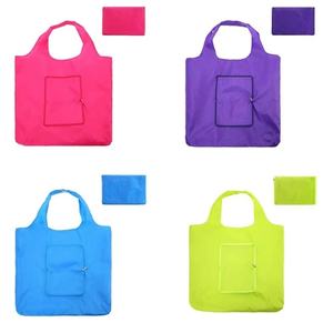 Hot Selling Fashion Reusable Grocery <b>Tote</b> <b>Bag</b> Custom Logo Foldable Shopping <b>Bag</b> Zippered Polyester/<b>Nylon</b> Letter Custom Colors - Product Image 1