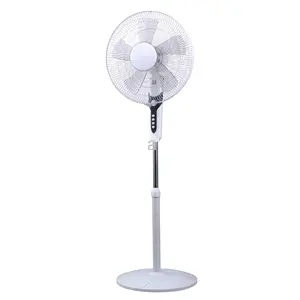 16INCH Adjustable Height 3 Speeds Oscillating Pedestal Fan for Bedroom, Living Room, Home Office and College Dorm Room